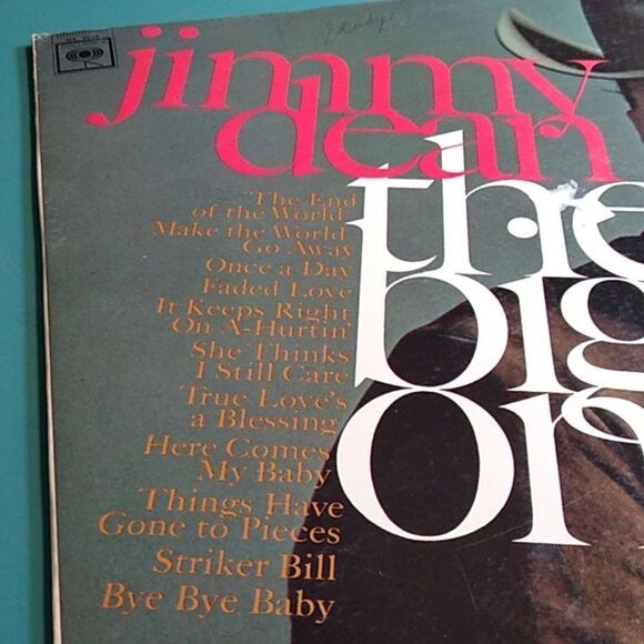 Jimmy Dean 'The Big Ones' Vinyl Record - Picture 2 of 8